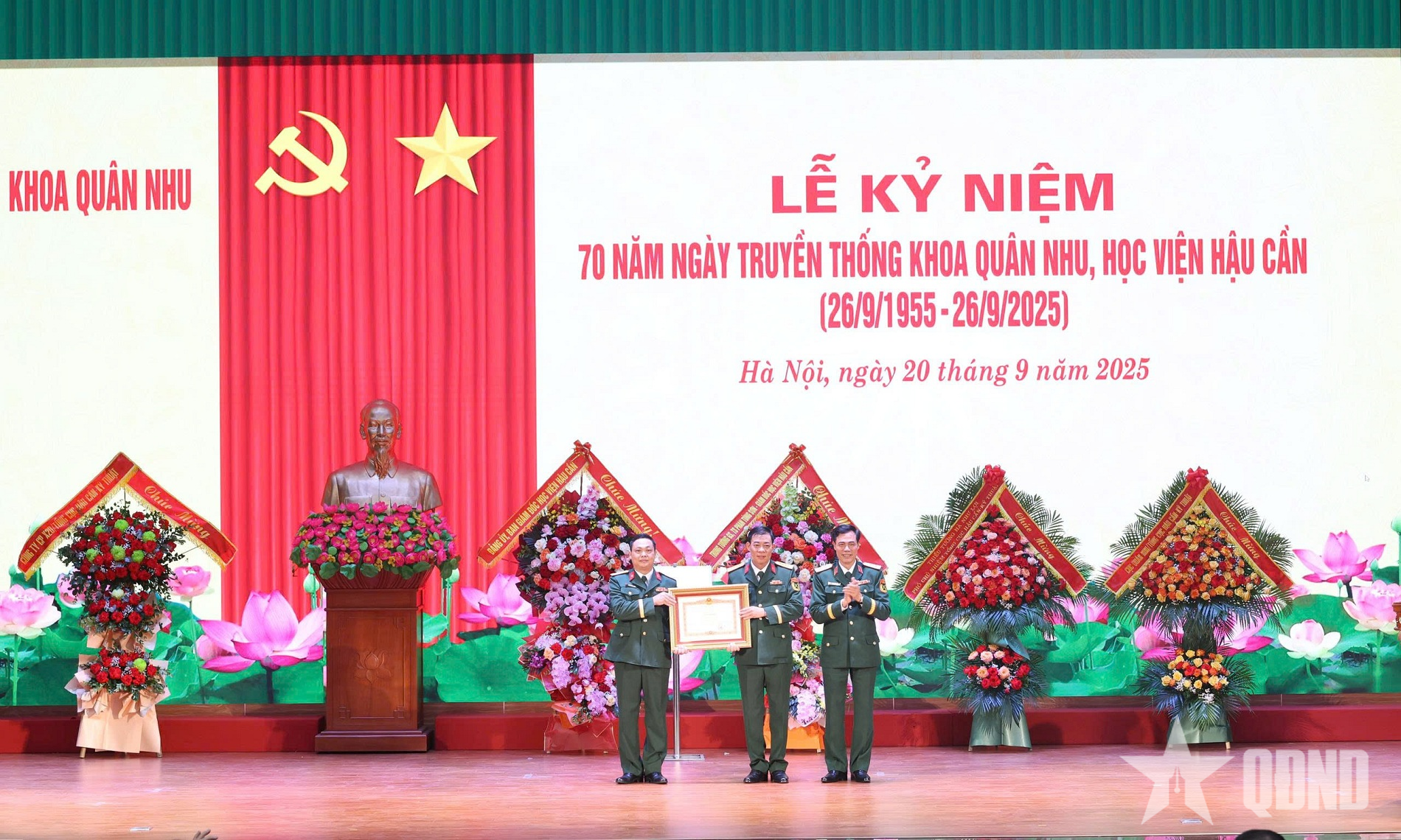 Khoa Quân nhu, Học viện Hậu cần tổ chức kỷ niệm 70 năm Ngày truyền thống